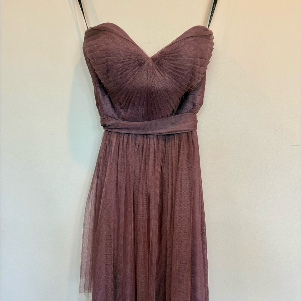 Jenny Yoo Purple Convertible Gown